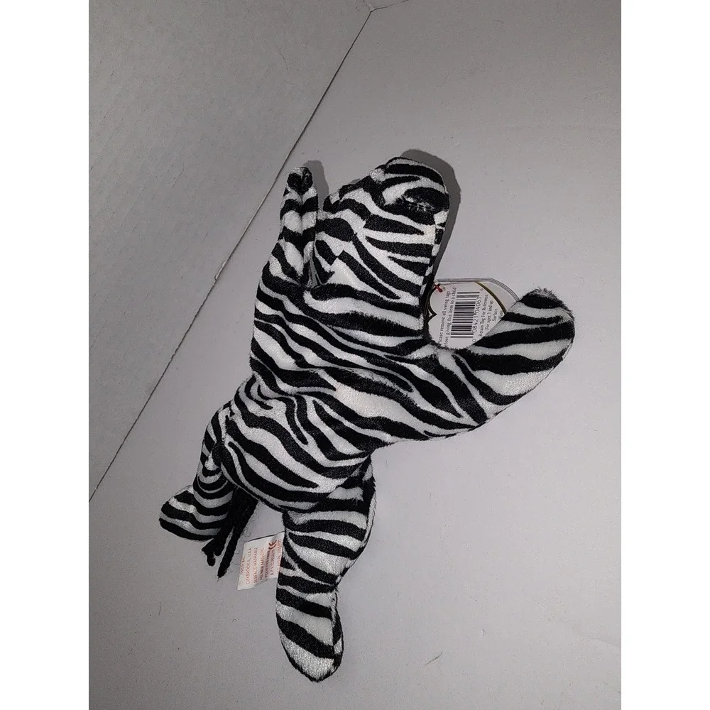 Ry Beanie Babies Ziggy the Zebra December 24 1995 Plush‎